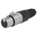 Conector XLR, mama, 4 pini, XLR-4G, FC6150, CLIFF