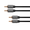 Cablu audio, 2 x RCA, 2 x RCA, 1.8m, profesional, TH0305, KRUGER&MATZ