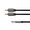 Cablu audio, 2 x RCA, tata, jack 3.5mm, stereo, tata, 1.8m, TH0310, KRUGER&MATZ