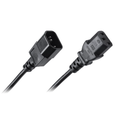 Cablu alimentare calculator, ups, IEC C13 mamă, IEC C14 tată; 1.5m; negru, K2770