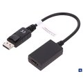 Adaptor DisplayPort tata, HDMI mama, 0.15m, video, audio, AK-340408-001-S, ASSMANN