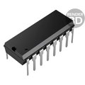 SN74LS153N, IC: digital, multiplexor, DIP16, TEXAS INSTRUMENTS