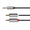 Cablu audio; mufa Jack 3.5mm, 2xmufa RCA, 3m, K1216, KEMOT