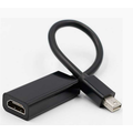 Adaptor HDMI mama, mini Displayport tata, 0.15m, ADAPT-HDMIF/MDPM-0.15BK
