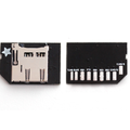 Low-profile microSD card adapter for Raspberry Pi, 966, ADAFRUIT