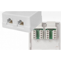 Priza UTP, DUBLA, Cat 5, aparenta RJ45+RJ45, ISDN-0024