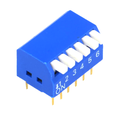 Intrerupator, 6 POZITII, DIP-SWITCH, ON-OFF, DP-06