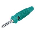 Conector banana, 4mm, verde, BUELA30KGN, HIRSCHMANN T&M