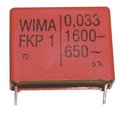 33nF/1600V, condensator film, FKP1, RM27.5, WIMA