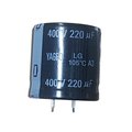 220UF/400V, Condensator electrolitic, 30x30mm, YAGEO