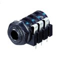 Soclu Jack, 6.35mm, mama, stereo, THT, pcb, NYS216, REAN