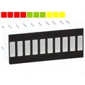 Bargraph cu LED-URI, 10 segmente, 4x rosu, 3x verde, 3x galben, OSX10201-RGY1, OPTOSUPPLY