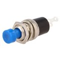 Intrerupator apasare, push, monostabil, OFF-(ON), albastru, PS10BBU, NINIGI