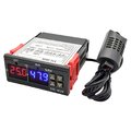 Termostat LCD, regulator temperatura, umiditate , -20...80C, 230V, releu, 10A, STC-3028