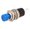 Intrerupator apasare, push, monostabil, OFF-(ON), albastru, PS10BBU, NINIGI