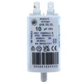 Condensator 10uF, pornire motor, 425V, papuc, surub, 416.101.564, DUCATI