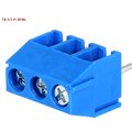Regleta pcb, 3 pini, albastru, RM3.5mm, 10A, 125V, TB-3.5-P-3P/BL