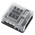 Cutie suport sigurante auto, 19mm, 6 buc, 100A, 32V, per circuit 30A, BEZ4015-6