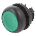 Comutator de panou, cu optiune de iluminare, configurabil, 2 pozitii, monostabil, orificiu montare Ø22.5mm, verde, IP67, M22S-DL-G, EATON