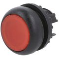 Comutator de panou, cu optiune de iluminare, configurabil, 2 pozitii, monostabil, orificiu montare Ø22.5mm, rosu, IP67, M22S-DL-R, EATON