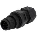 Conector M12, circular, 8 pini, tata, 30V, 2A, 12P-08BMMA-SL8001, AMPHENOL