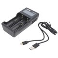 Incarcator baterii, acumulatori, Li-Ion, Ni-Cd, Ni-MH, 1.2V, 3.6V, 3.7V, 2A, XTAR-VC2SL, XTAR