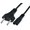 Cablu alimentare, CEE 7/16 (C) mufa, IEC C7 mama, 2.5A, 3m, negru, CABLE-704-3