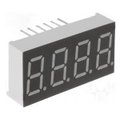 Afisaj cu LED-ur, 4 digiti, 9mm, rosu, multiplexare, AC, KW4-361ASA