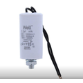 Condensator 5.5uF, pornire motor, surub, fir, 400V, MOTCAP-5.5UF-WR