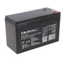 Acumulator 12V, 9A, UPS, borne late, 6.3mm, 53031, QOLTEC
