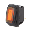 Intrerupator basculant auto, ON-OFF, 16A, IP65, portocaliu, 3 pini, SPST, orificiu montare 29.4 x 13.8mm,  R13238B801Y