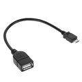 Cablu Adaptor USB, 2.0; USB A soclu, USB B micro usb; 0.2m, AKPO2907