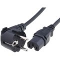 Cablu alimentare, calculator, IEC C15, mamă, temperatura inalta, negru, 1.8m, SN313-3/10/1.8