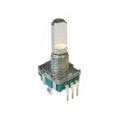Rotary Encoder, 15 PPR, 30 Detents, Vertical, With Push Switch, EC11E15244G1