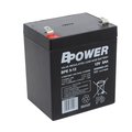 Acumulator 12V, 5A, etans, papuc 6.35mm, ACCU-BPE5-12, BPOWER
