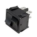 Intrerupator basculant, 2 X OFF-ON, 6A, 4 pini, negru, orificiu montare 22x19.2mm, MCR1333