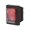 Comutator basculant, ON-OFF, 20A, 4 pini, rosu, DPST, orificiu montare 30x22.1mm, MP004423GNF,
