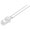 LED 5mm, alb cald, clipire, 7000-8400mcd, 3-5V, RM2.54, OSM5DR5A31A-1.0HZ