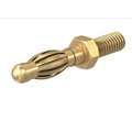 PIN Banana, Test Connector, 4mm, Plug, 50 A, Gold Plated Contacts, 22.1053, STAUBLI