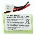 Acumulator telefon, NI-MH, 2.4V, 400mAh, 21.7x30.2X10.4mm, MOTOROLA, CPAA445