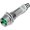 Lampa semnalizare led 8mm concav 12V verde IND8-12G-B
