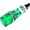 Lampa semnalizare 230VAC, neon, 10mm, verde, orificiu montare 10mm, NI-1FGN