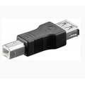 Adaptor USB 2.0 A mama > B tata, mufa imprimanta, ADAPT-USBAF-USBBM