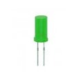 Led 5mm, verde, flat,  L-483GDT