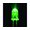 Led 10mm, verde, 70mcd, 2-2.5V, L-813GD