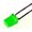 Led 3x3mm, verde, dreptunghiular,  2-2.5v, L-704GDT