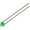 LED 1.8mm, verde, 2,6mcd, 2.1-2.8V, LL-204GD