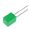 Led patrat, 5x5mm, patrat, verde, LL-553GD