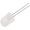 Led 10mm, alb rece, difuz, 8.4cd, 2.8-3.6V, OSW57LA132-RS