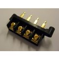 Conector de putere, 20A, 4 pini, panou, CON4A